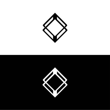 Çember vektör logo şablonu tasarımı. Basit simge logosunu çember içine al