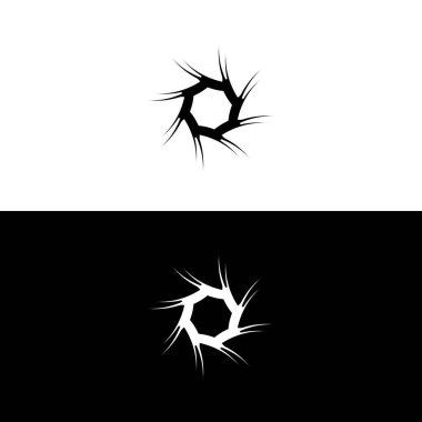 Yaratıcı daire vektör logo şablonu tasarımı. Basit daire simgesi illüstrasyonu