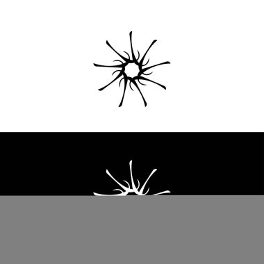 Yaratıcı daire vektör logo şablonu tasarımı. Basit daire simgesi illüstrasyonu