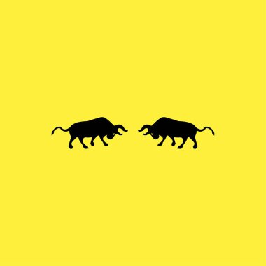 Güçlü boğa vektör logosu tasarımı. Muhteşem Boğa Logosu Tasarım Vektör Şablonu. Çember boğa logosu çizimi