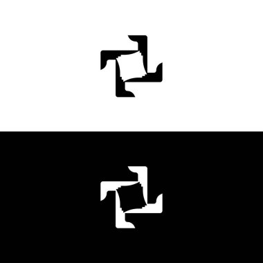 Yuvarlak dairesel çerçeveler, sınırlar. Çember vektör logosu