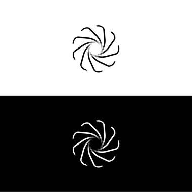 Yuvarlak dairesel çerçeveler, sınırlar. Çember vektör logosu