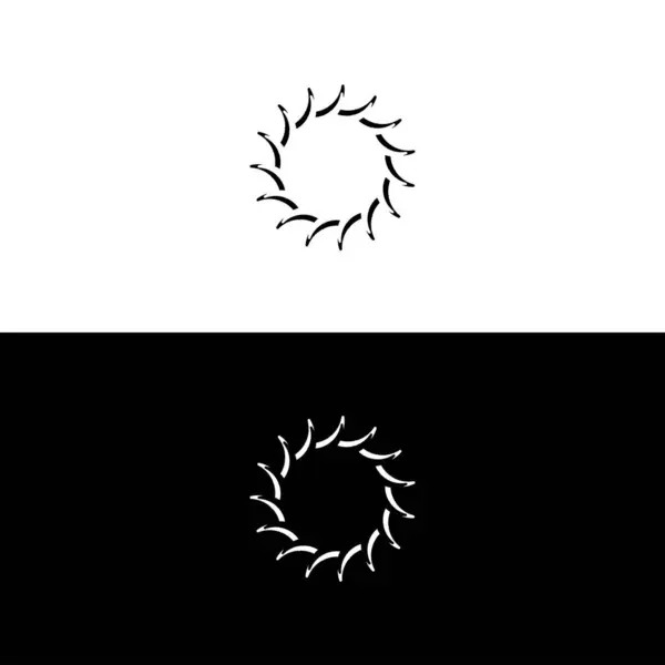 Circle Vector Logo Template Design Circle Icon Circle Silhouette — Image vectorielle