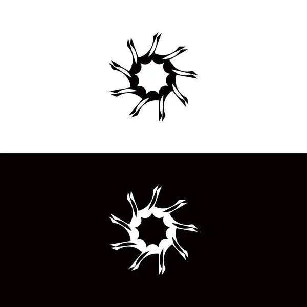 Коло Векторна Ілюстрація Шаблону Логотипу Дизайн Логотипу Піктограми Кола — стоковий вектор