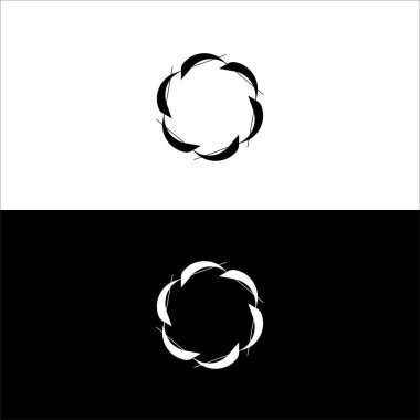 Çember renk vektör logo şablonu tasarımı