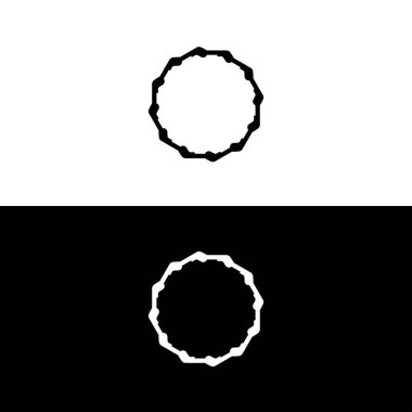 Çember vektör logo şablonu tasarımı