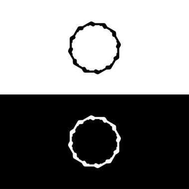 Çember vektör logo şablonu tasarımı