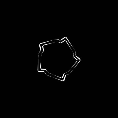 Renkli vektör logo şablonu çizimi