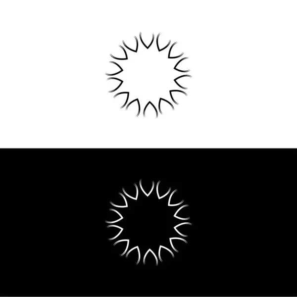 Circle Stylish Vector Logo Illustration Circle Vector Logo Template Design — Vetor de Stock