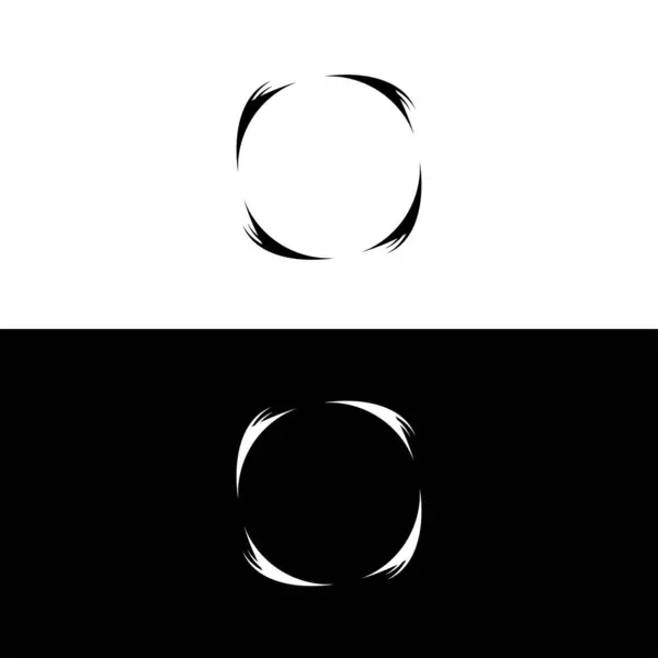 Circle Stylish Vector Logo Illustration Circle Vector Logo Template Design — Vector de stock