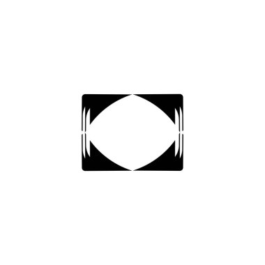 Çember renkli eşsiz vektör logosu tasarımı