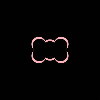 Yaratıcı vektör logosu tasarımını çember yapın. Çember illüstrasyon silueti