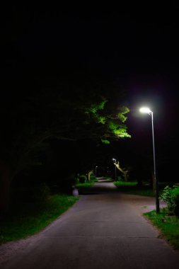 Şehrin güzel gece manzarası