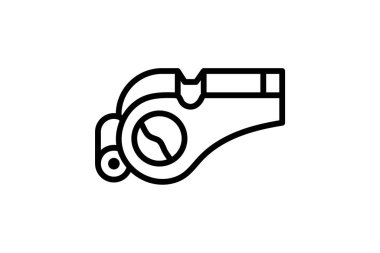 Islık, ses tamamen düzenlenebilir vektör doldurma simgesi