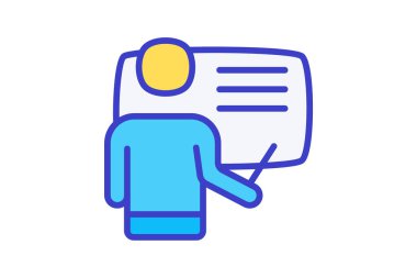 Sınıf, tam olarak düzenlenebilir vektör doldurma simgesi öğretme