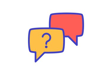 İleti, tamamen düzenlenebilir vektör doldurma simgesi