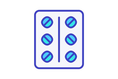 Doktor, sağlık hizmeti tamamen düzenlenebilir vektör doldurma simgesi