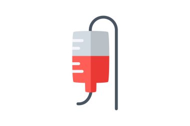 Bekleme, sağlık tamamen düzenlenebilir vektör doldurma simgesi