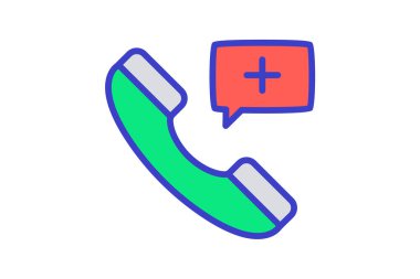 Arama, iletişim, tam olarak düzenlenebilir vektör doldurma simgesi