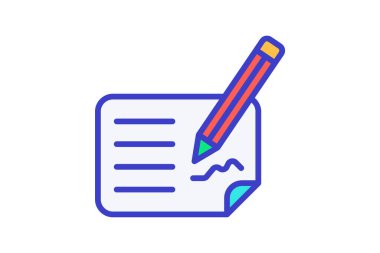 Çizelge, pano tamamen düzenlenebilir vektör doldurma simgesi