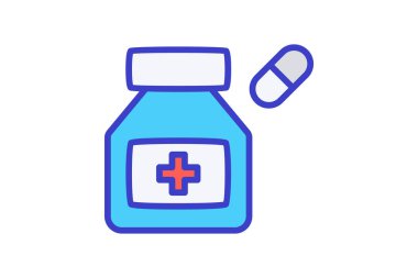 Medicine,  capsul, fully editable vector fill icon