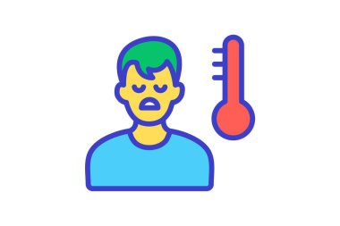 Biyoloji ve kimya tamamen düzenlenebilir vektör doldurma simgesi