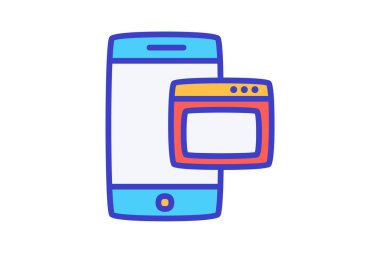 Uyarlanabilir, kodlanabilir, tamamen düzenlenebilir vektör doldurma simgesi