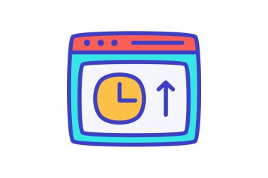 Geliştirme, optimizasyon tam olarak düzenlenebilir vektör doldurma simgesi