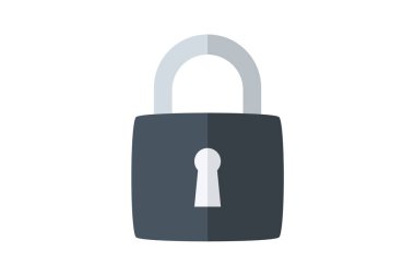 Güvenlik, seo tamamen düzenlenebilir vektör düz simgesi