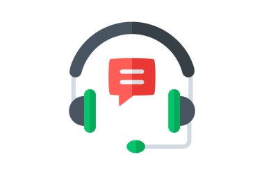 Ses, kulaklık tamamen düzenlenebilir vektör doldurma simgesi