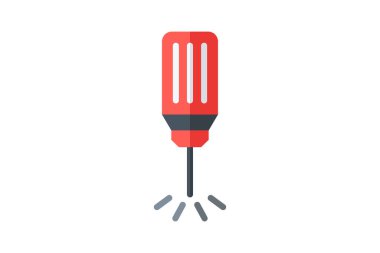 Screw, fixer, fully editable vector fill icon
