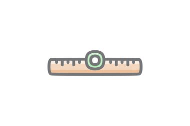 Measure, meter fully editable vector fill icon