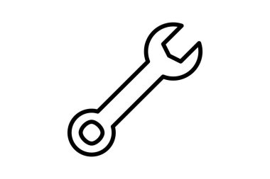 Spanner, tools fully editable vector fill icon