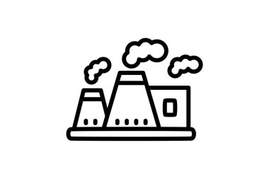 Pollution,  industry fully editable vector fill icon