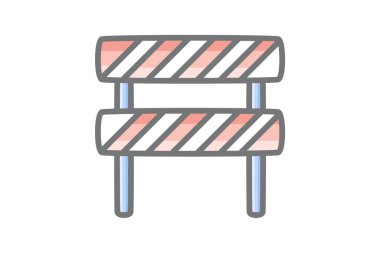 Block, close fully editable vector fill icon