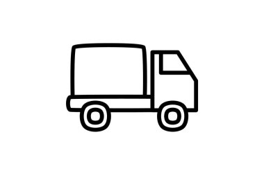 Delivery, shipping fully editable vector fill icon