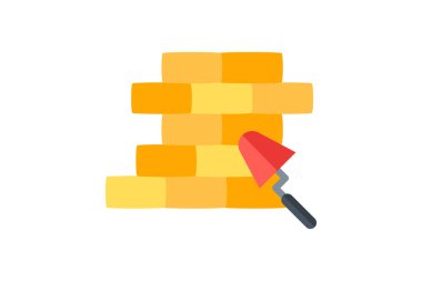 Brick, tile fully editable vector fill icon