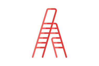 Ladder, stair fully editable vector fill icon