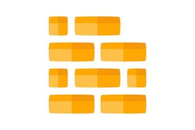 Brick, wall fully editable vector fill icon