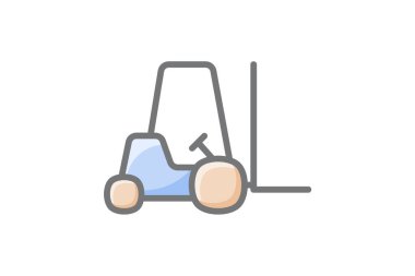 Yapım, kazıcı tam olarak düzenlenebilir vektör doldurma simgesi