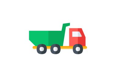 Yapım, kazıcı tam olarak düzenlenebilir vektör çizgisi simgesi 