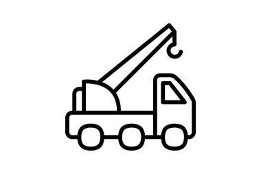 Bina, tırtıl tamamen düzenlenebilir vektör düz simgesi 