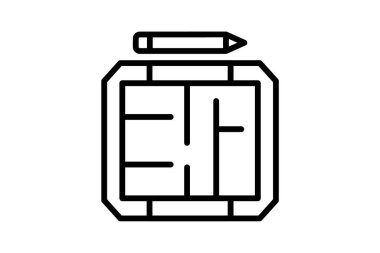 Tools, work, fully editable vector line icon 