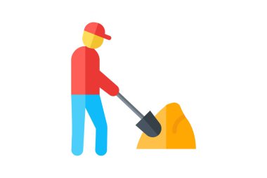 Tuğlalar, tamamen düzenlenebilir vektör düz simgesi oluşturma