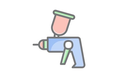 Tuğlalar, tamamen düzenlenebilir vektör düz simgesi oluşturma