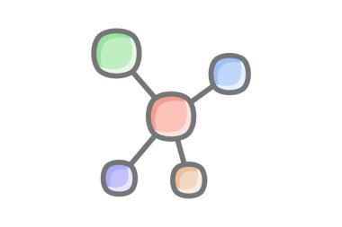 Topluluk, grup tamamen düzenlenebilir vektör düz simgesi