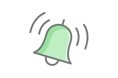 Alarm bell  fully editable vector icon