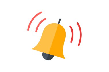 Alarm bell  fully editable vector icon