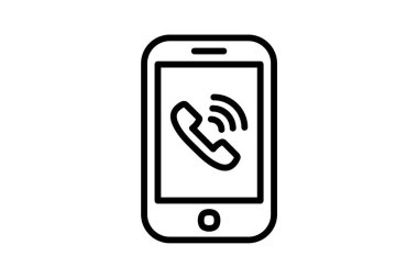 Mobile communication fully editable vector icon