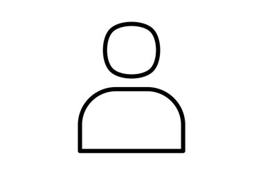 Person identity fully editable vector icon